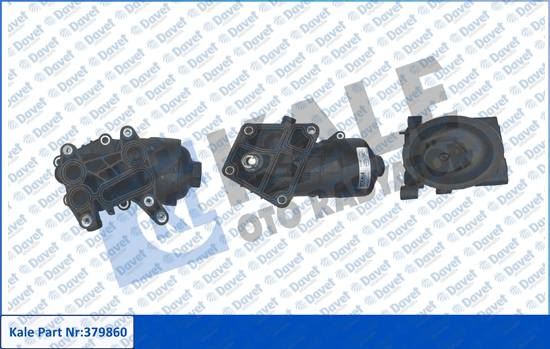 KALE 379860 Yag Sogutucu Yag Filtre Govdesi Seat Ibiza Iv 1.2tdi 09>15 Skoda Fabia Ii 11>15 Vw Polo V 1.2tdi 09>14